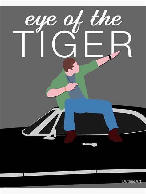 "Supernatural - Eye of the Tiger" Sticker for Sale by OutlineArt | Redbubble