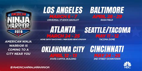 American Ninja Warrior: Season 11 locations and taping dates - American ...