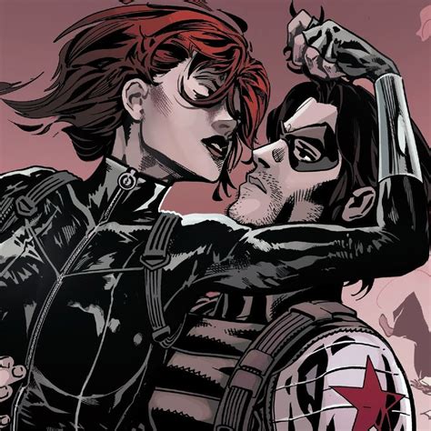 natasha romanoff and bucky barnes. black widow and winter soldier ...