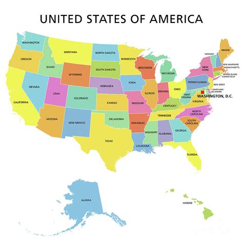 United States Political Map