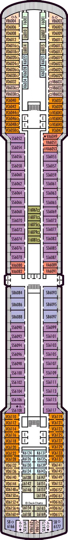 Holland America Zuiderdam Deck Plans: Ship Layout, Staterooms & Map ...