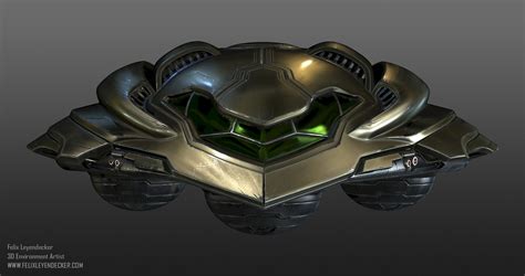 ArtStation - Metroid Prime Gunship - Fan Art, Felix Leyendecker | Space ship concept art ...