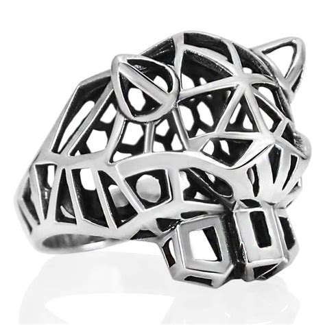 Panther Ring Geometric Design of 925 Silver for Men & Women - VY Jewelry