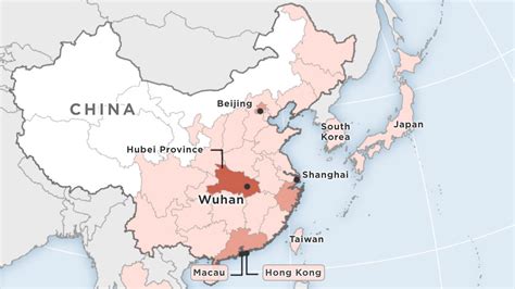 A Map Of Confirmed Cases Of Wuhan Coronavirus : Goats and Soda : NPR