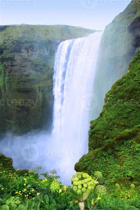 Seljalandsfoss waterfall 1354890 Stock Photo at Vecteezy