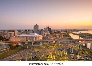 Aerial View Downtown Memphis Skyline Tennessee Stock Photo 519194569 | Shutterstock