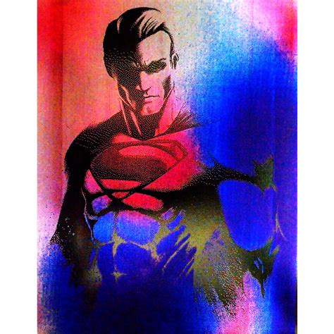 Metal Painting of Superman — Art of Steel