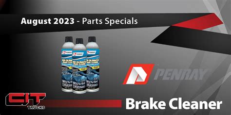 August 2023 Parts Special – Brake Cleaner