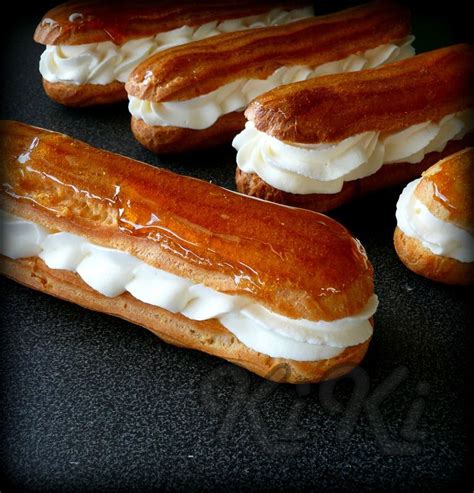 On continu dans la lancée pâte à choux avec une version d'éclairs ...