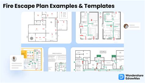 Free Editable Fire Escape Plan Examples & Templates | EdrawMax