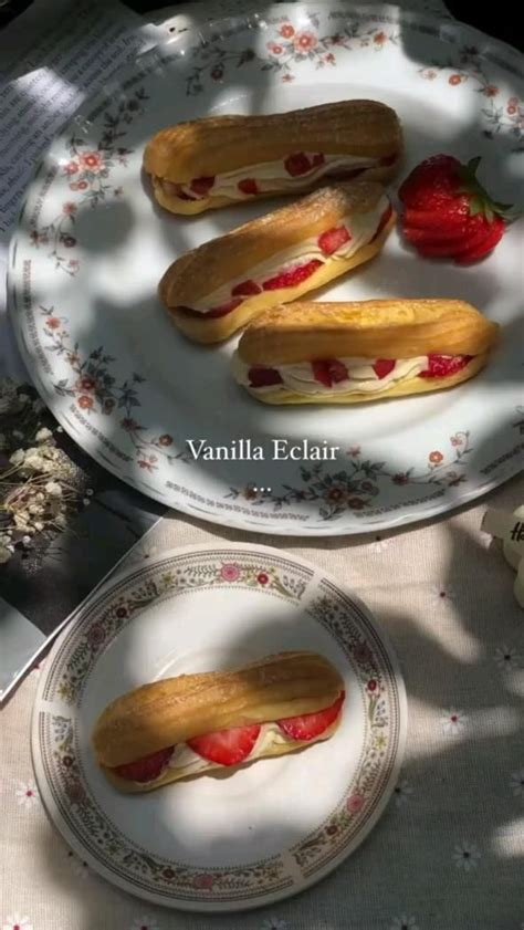 VANILLA ECLAIRS | Sweet dishes recipes, Dessert recipes easy, Sweet cooking