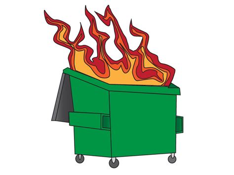 Dumpsterfire by Brian Pope on Dribbble