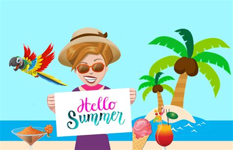 Free Images : summer, vacation, woman, tropical, juice, ice cream, parrot, island, season, fun ...