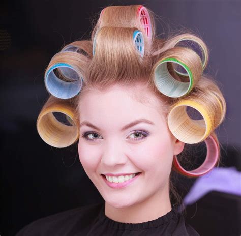 Codream Large Size Hair Rollers Curlers Multicolor Self Grip Cling Nylon Plastic Sticky Curling ...