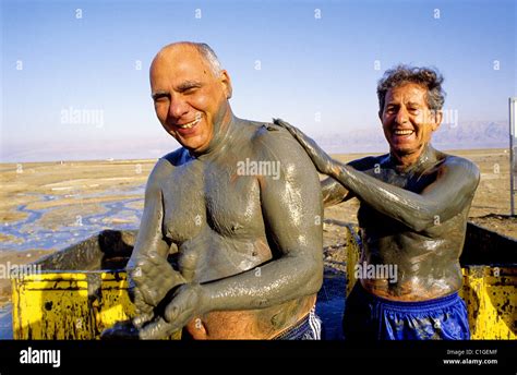 Israel, Dead Sea, Mud baths Stock Photo - Alamy