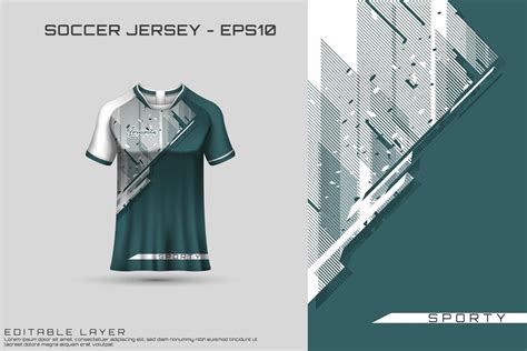 Sports jersey and t-shirt template sports jersey design vector mockup ...