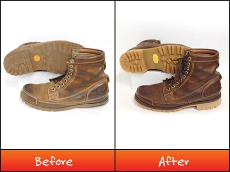 Timberland - shoes repair, resoling, refurbishing by NuShoe.com