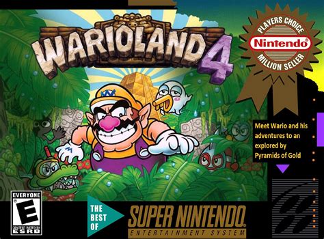 Wario Land 4 SNES Boxart | Jogos