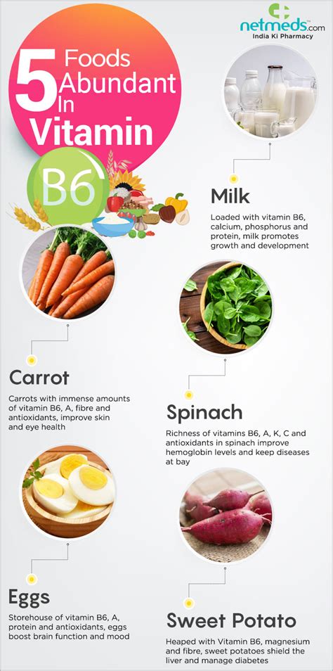 5 Foods Super-Rich In Vitamin B6 That Promote Overall Well-Being -Infographic