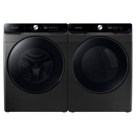 Samsung Platinum Front-Load Washer Electric Dryer Set With Steam And Smart Care ...