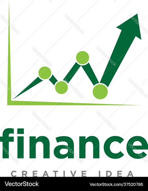 Finance and accounting logo design Royalty Free Vector Image