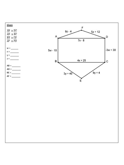 Geometry Algebra Problems