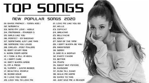 Pop Hits 2020 👍 Top 40 Popular Songs 👍 Best English Music Playlist 2020 ...