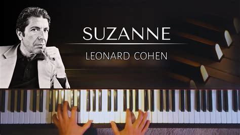 Leonard Cohen - Suzanne + piano sheets - YouTube