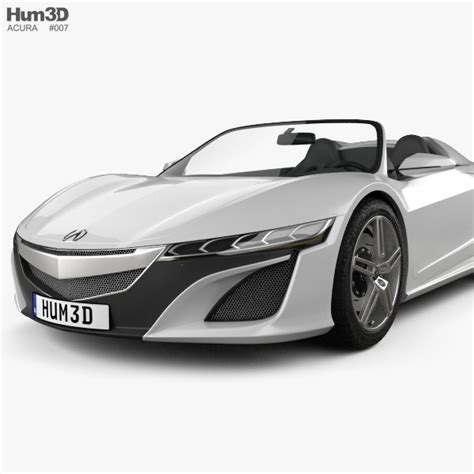 Acura NSX convertible 2012 3D model - Vehicles on Hum3D