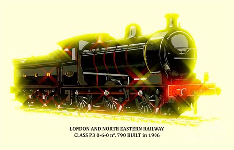 Classic British steam locomotive Painting by Heidi De Leeuw - Fine Art America