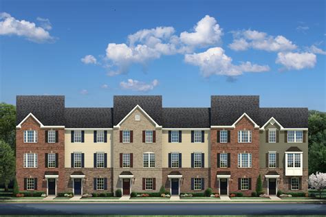 New Construction Townhomes For Sale -Strauss-With-2-Car-Garage-Ryan Homes