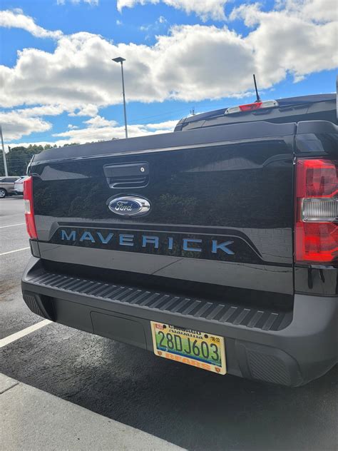 Maverick Tailgate Lettering / Letters | MaverickTruckClub - 2022+ Ford Maverick Pickup Forum ...