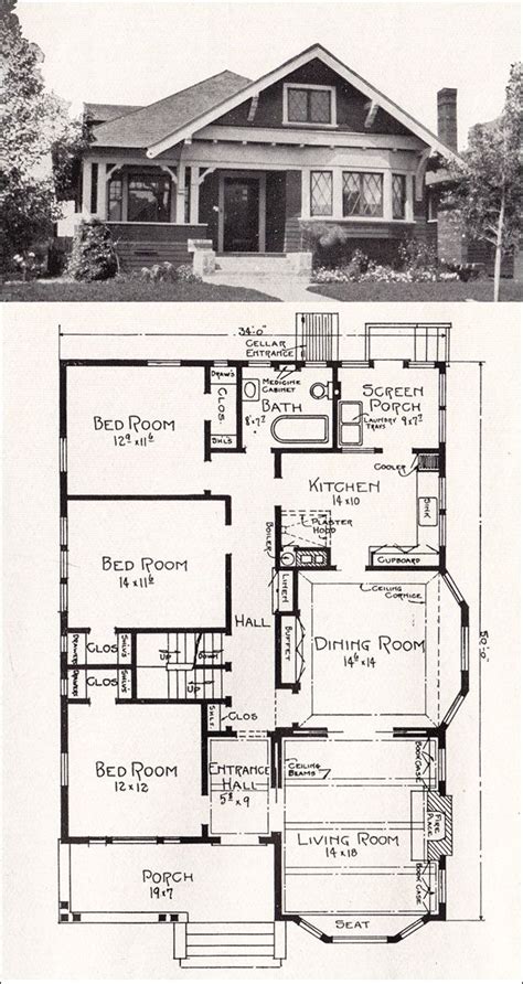 Bungalow Homes, Bungalow Style, Cottage Homes, Bungalow Craftsman, Small Bungalow, Craftsman ...