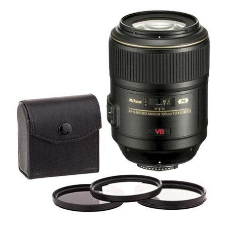 Nikon 105mm f/2.8G ED-IF AF-S VR Micro NIKKOR Lens - USA Warranty ...