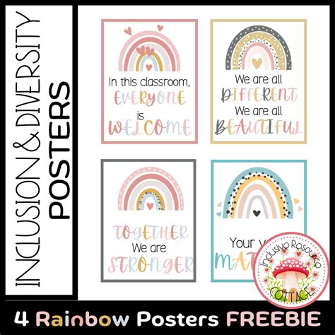 FREEBIE -Diversity & Inclusion Display Posters For The Classroom ...