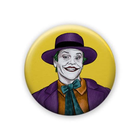 "Joker" 1989 Button — Blackout Creative