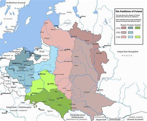 Subdivisions of the Polish–Lithuanian territories following the ...