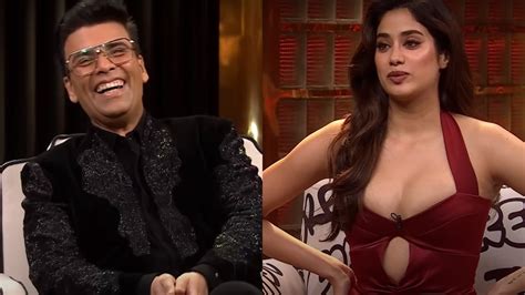 Karan Johar can’t stop laughing as Janhvi Kapoor recalls the ‘flirty ...