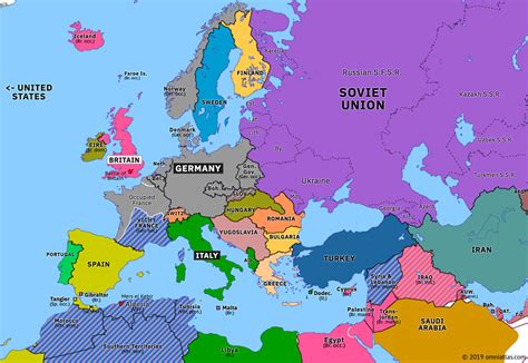 Ww2 Battle Map Of Europe