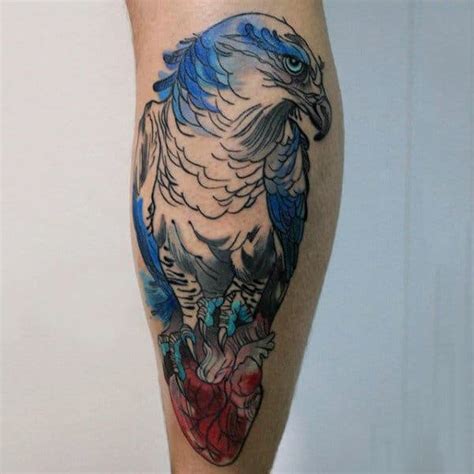 100 Hawk Tattoo Designs For Men - Masculine Bird Ink Ideas