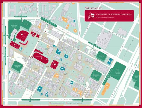 Usc Campus Map Printable - Printable Maps
