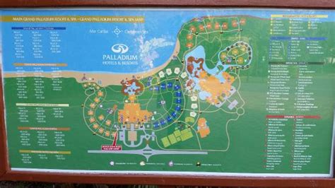 Grand Palladium Princess Resort Map