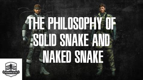 Content Analysis IV: Snake's Philosophy (MGS) - YouTube