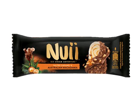 NUII Ice Cream Salted Caramel & Australian Macadamia 90ml - 3C Distribution