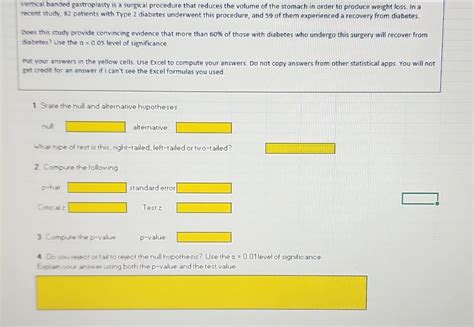 Solved Vertical banded gastroplasty is a surgical procedure | Chegg.com