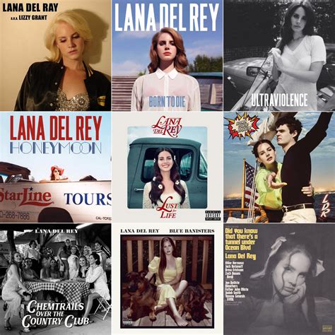 Pop Crave on Twitter: "Which Lana Del Rey album cover is your favorite? 💿"