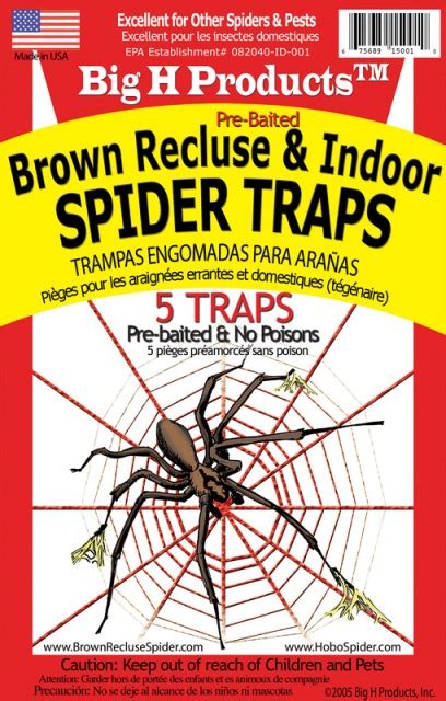 ACEBR15001 Brown Recluse & Indoor Spider Traps - pack of 12 - Pest Exterminators Near Me - Top ...