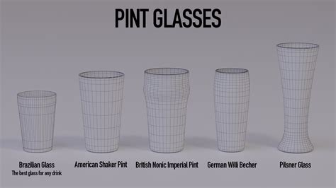 ArtStation - Beer Glassware - A complete collection | Resources