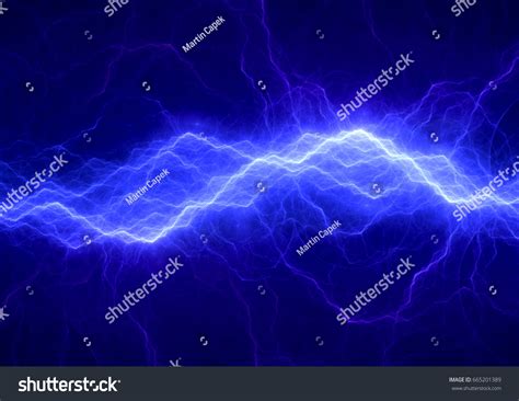 Blue Electrical Background Abstract Lightning Stock Illustration ...