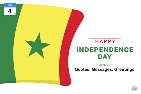 Senegal Independence Day Quotes, Messages, Greetings! » Memorableday.org